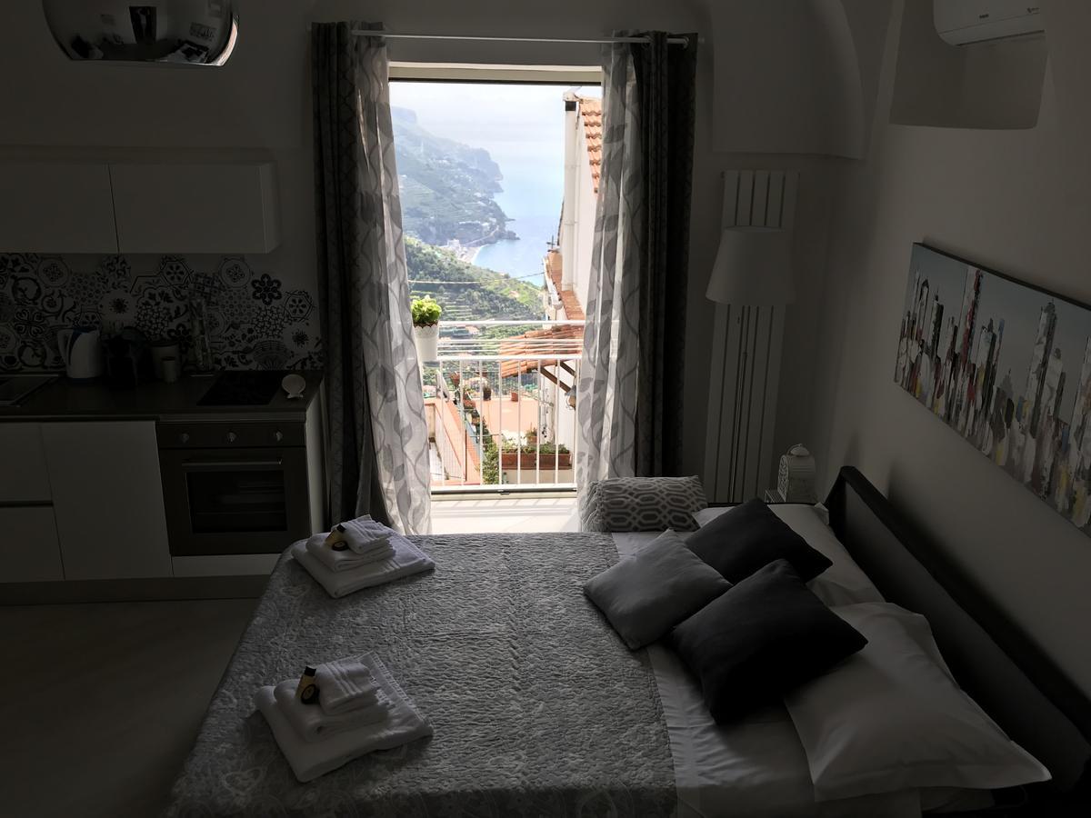 Chez Rosa - Cozy Sea View Openspace - 10Mins From Belmond Caruso Ravello Buitenkant foto